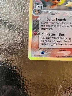 Pokemon TCG Flareon Delta Species Holo Rare Card 5/113 - Image 2
