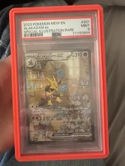 Alakazam 201/165 Special Illustration English Pokemon Card 2023 PSA 9 - Image 1