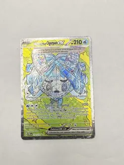 Pokemon TCG Wellspring Mask Ogerpon EX Prismatic Evolutions Card 152/131 Sir - Image 1