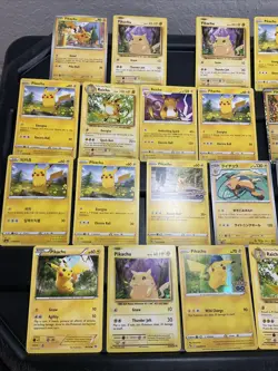 (30) Pikachu CARDS LOT VTG HOLO Raichu Stamped Red Cheeks Detective Libre Go - Image 2