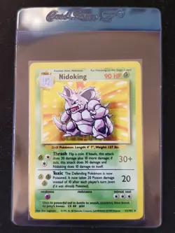 Nidoking - Holo - 11/102 - Base Set Unlimited - Pokemon Card - LP/MP - Image 1