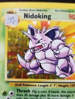 Nidoking - Holo - 11/102 - Base Set Unlimited - Pokemon Card - LP/MP - Image 3
