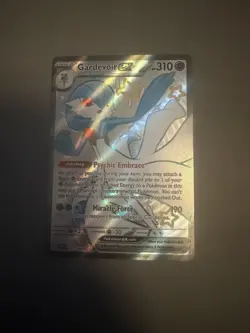 Pokemon TCG Card Gardevoir ex 217/091 Shiny Full Art Paldean Fates NM - Image 1