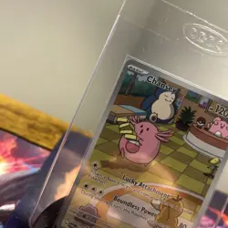 Pokemon Chansey TCG Holo Illustration Card 187/167 Twilight Masquerade Rare NM - Image 2