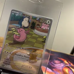 Pokemon Chansey TCG Holo Illustration Card 187/167 Twilight Masquerade Rare NM - Image 3