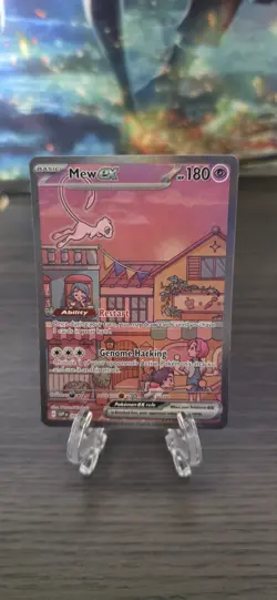 Pokemon Mew EX TCG Special Illustration SVP053 151 UPC Promo Card NM/M Condition - Image 1