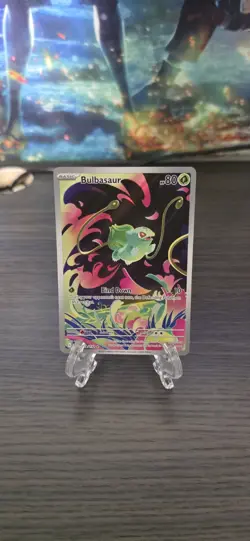 Pokemon TCG Bulbasaur Card 133/132 IR Mega Evolutions Near Mint Condition - Image 1