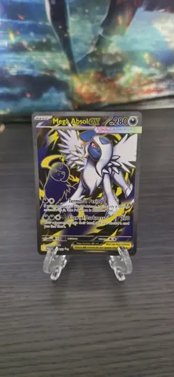 Pokemon Mega Evolution Holo Card Absol EX 161/132 Ultra Rare NM Condition - Image 1