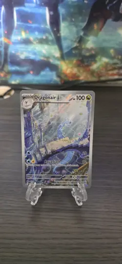 Pokemon TCG 151 Dragonair Art Rare Card AR 181/165 NM Condition - Image 1