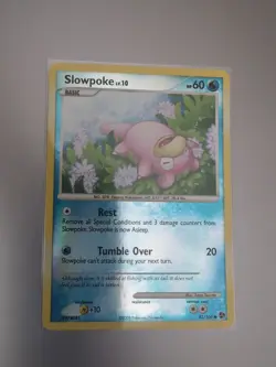 Pokemon TCG Slowpoke Great Encounters Reverse Holo Common Card 82/106 - Image 2