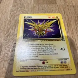 Zapdos 30/62 Rare Non-Holo Fossil Pokemon card - Image 3