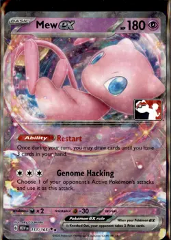 STAMPED Mew ex Prize Pack Cards 151/165 NM - Image 1