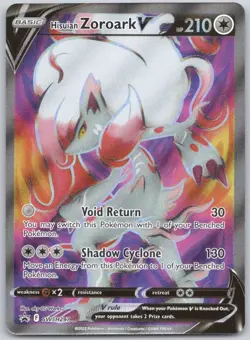 Pokemon Card Hisuian Zoroark V Swsh297 Black Star Promos Holo Near Mint - Image 1