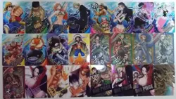 One Piece Popcorn Card 4th 5th Nami Robin Hancock Zoro Luffy Shanks Perhona - Image 1