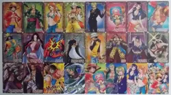 One Piece Popcorn Card 4th 5th Nami Robin Hancock Zoro Luffy Shanks Perhona - Image 2