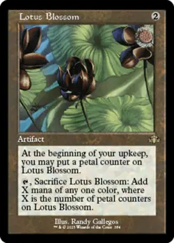 1 x Lotus Blossom - Foil - Retro Frame - Dominaria Remastered - NM-Mint - MTG - Image 1