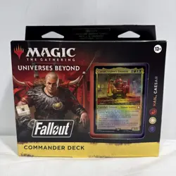 Magic the Gathering: Universes Beyond: Fallout Commander Deck -Hail, Caesar ~NEW 195166228532 - Image 1