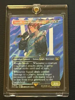 2025 MTG Final Fantasy SQUALL SeeD MERCENARY #0547 Surge Foil - NM - PRO-MOLD - Image 1