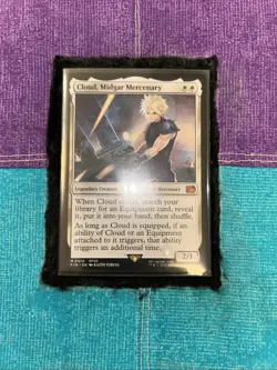 Cloud, Midgar Mercenary MtG Magic Universe Beyond: Final Fantasy Regular 0010 NM - Image 1