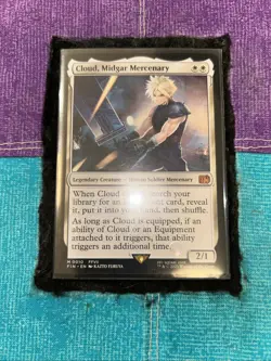 Cloud, Midgar Mercenary MtG Magic Universe Beyond: Final Fantasy Regular 0010 NM - Image 2