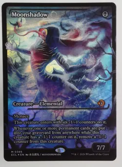Moonshadow (0386) (Showcase) Lorwyn Eclipsed Foil NEAR MINT - Image 1