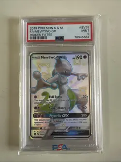 Pokemon TCG Mewtwo GX SV59/SV94 Holo Full Art Shiny Rare - Image 1