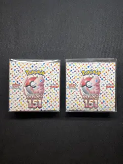 Scarlet & Violet Pokemon Card 151 sv2a Booster Box - Sealed X2 JP protector - Image 1