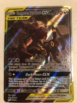 Pokemon TCG Umbreon & Darkrai GX SM241 Sm Holo - Image 1