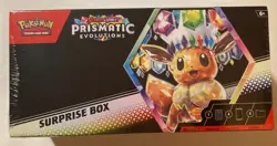 Pokemon TCG Scarlet and Violet Prismatic Evolutions Surprise Box Factory Sealed - Image 1