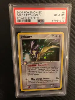 Pokemon Delcatty Holo EX Power Keepers 8/108 PSA 10 GEM MINT - Image 1