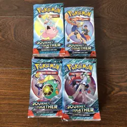 25x Journey Together Pokemon TCG Booster Packs - LOT of 25 - Sealed - New - Image 1