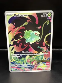 Pokemon Bulbasaur 133/132 Me01 Mega Evolution Illustration Rare Holo Stamped B - Image 2