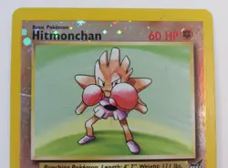 Pokemon TCG Hitmonchan Best of Game 2/9 Reverse Holo Promo Heavy Damage - Image 2