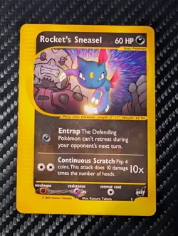 Pokemon TCG Rocket's Sneasel Best of Game 5/9 Regular Promo Promo - Image 1