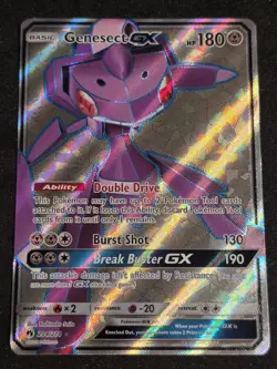 Genesect GX 204/214 Lost Thunder Full Art Pokemon TCG LP - Image 1