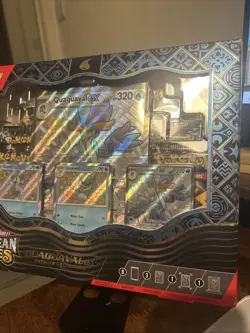 Pokemon TCG Scarlet & Violet Paldean Fates Quaquaval Ex Premium Collection Box - Image 2