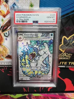 Pokemon Gyarados ex 225/198 SV01 Scarlet & Violet Ultra Rare Holo PSA 10 English - Image 1
