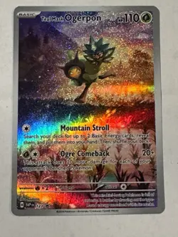 Pokemon TCG Teal Mask Ogerpon EX Twilight Masquerade Black Star Promo 123 - Image 2