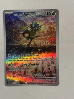 Pokemon TCG Teal Mask Ogerpon EX Twilight Masquerade Black Star Promo 123 - Image 4