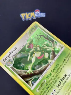 Pokemon TCG Sceptile Great Encounters 8/106 Holo Rare MP. - Image 2