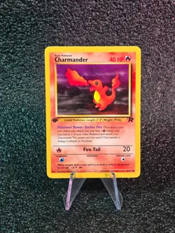 Pokemon TCG Charmander 50/82 Team Rocket Regular 1st Edition - Image 1