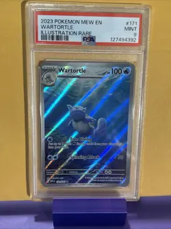 2023 Pokemon MEW EN - Scarlet & Violet #171 Wartortle IR PSA 9 - Image 1