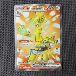 Gholdengo ex 231/182 Pokemon TCG: Paradox Rift Near Mint (NM) Ultra Rare - Image 1