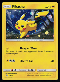 Pikachu SM81 Pokemon Shining Legends Collection Promo English Holo Rare - Image 1