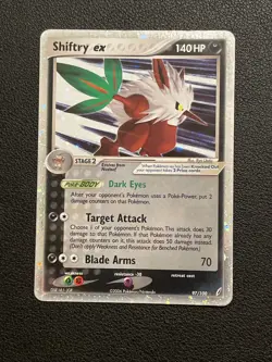 Shiftry ex 97/100 Crystal Guardians Holo Ultra Rare Pokemon TCG Heavily Played - Image 1