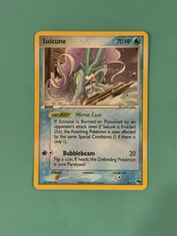 2006 Pokemon Suicune Holo Pop Series 2 4/17 NRMT - Image 1