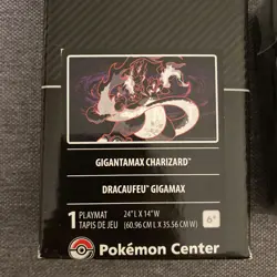 Gigantamax Charizard Pokemon Center Exclusive Lot (Playmat, Sleeves, & Deckbox) - Image 2