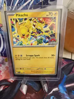 Pokemon Pikachu Promo 2025 World Championships SVP EN 225 Pokemon Worlds NM! - Image 1