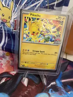 Pokemon Pikachu Promo 2025 World Championships SVP EN 225 Pokemon Worlds NM! - Image 3