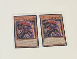 2x Yu-Gi-Oh! GEM-Knight Hollowcore #BLMM-EN022 1st Edition Secret Rare (NM) - Image 1